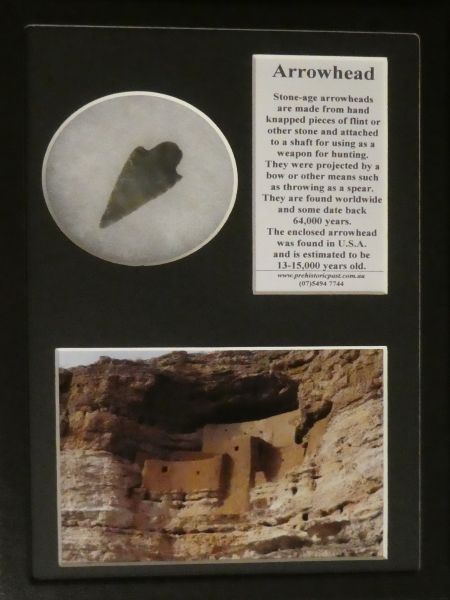 Boxed Indian Arrowhead.