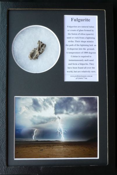 Boxed Fulgurite.