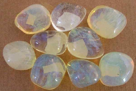 Golden Opalescent Glass